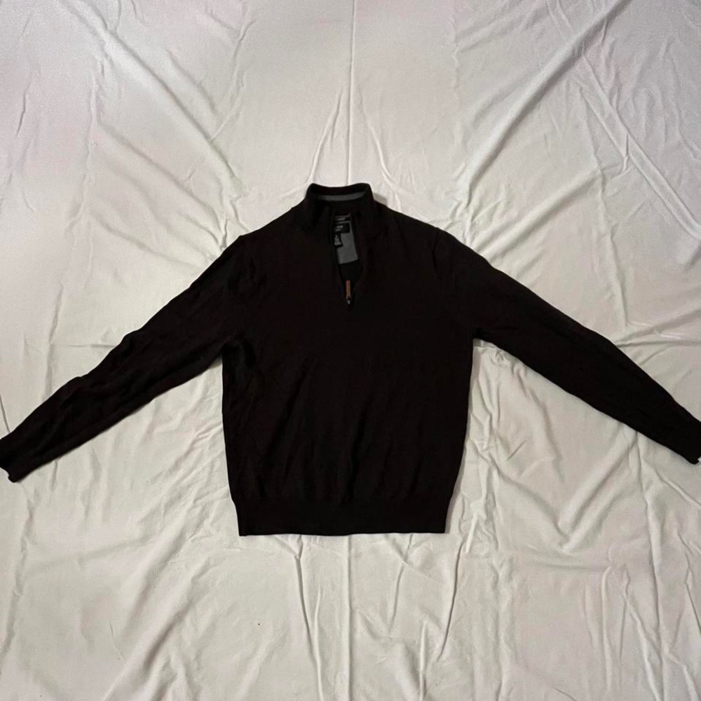 Small wool quarter zip